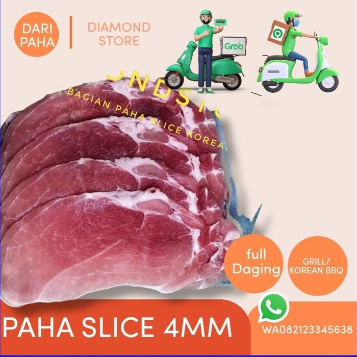 

Pilihan- Daging Babi Slice Paha 1Kg