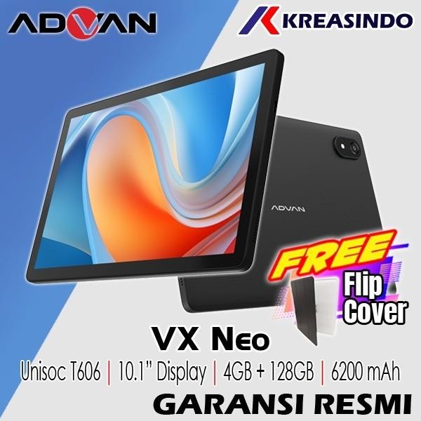 Pilihan- Tablet Advan Vx Neo 4/128 Ram 4Gb Internal 128Gb Tab Tablet 10.1 Inch 10.1" Garansi