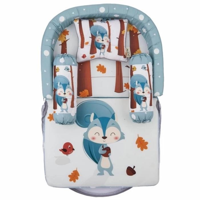 Vee & Mee Kasur Bayi Lipat Oval Kelambu