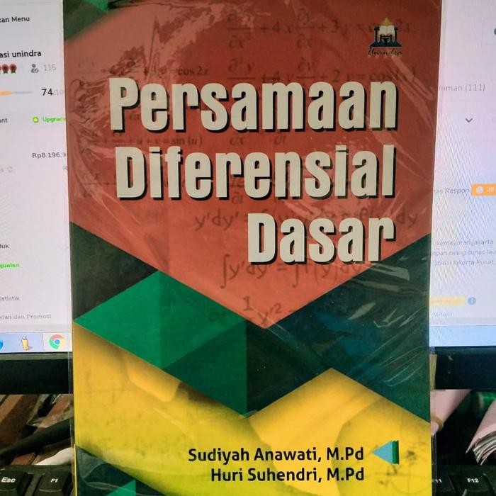 

Buku Persamaan Difensial Dasar Matematika