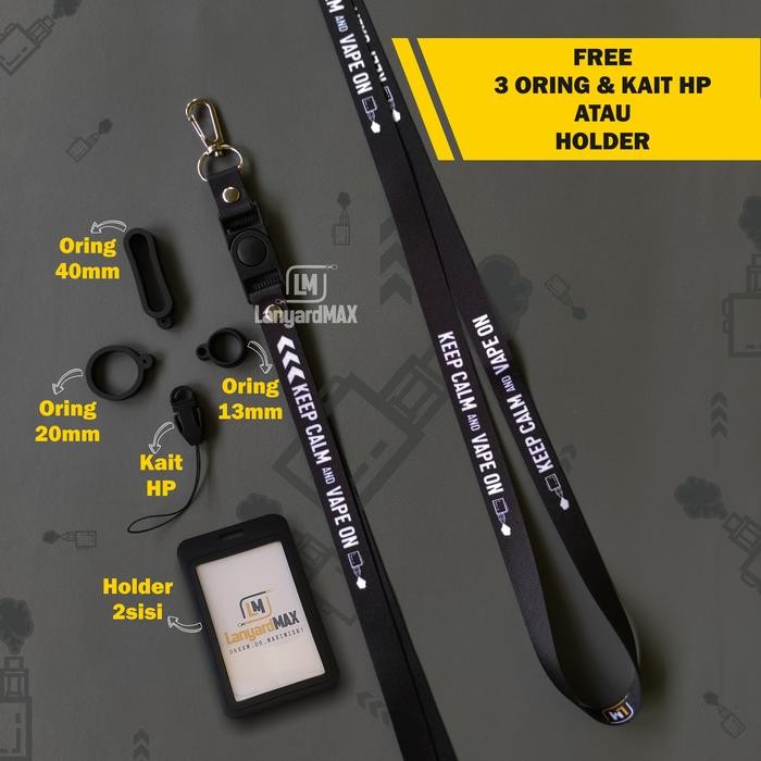 

OJ Lanyard Gantungan Keep Calm