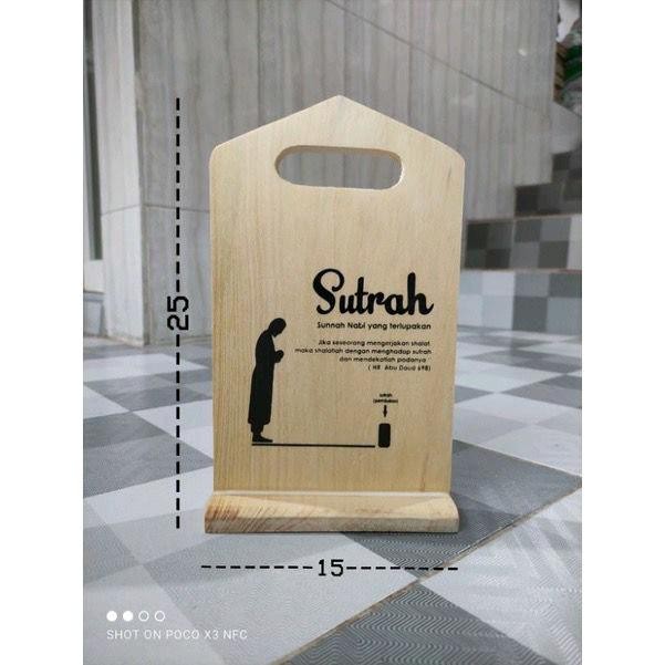 

OJ Sutrah Sholat / Sutroh / Pembatas Shof Sholat 25x15 (non finishing)