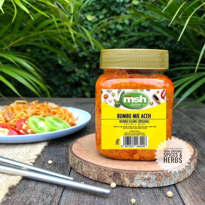 

Stok Baru MSH Bumbu Mie Aceh 200 gram