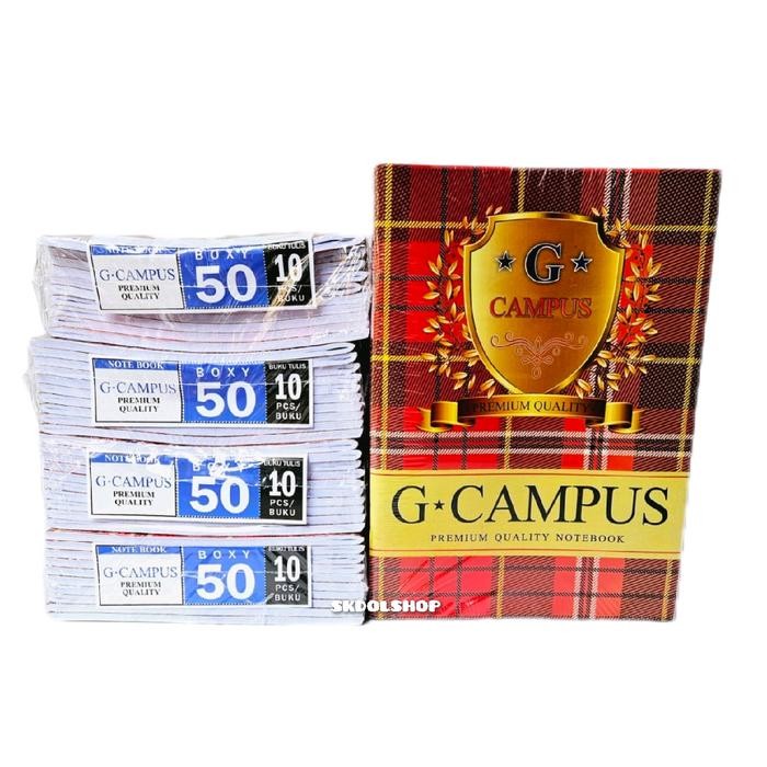 

New Buku Tulis G Campus uk boxy maxy panjang isi 50 lembar 10 buku Sekolah