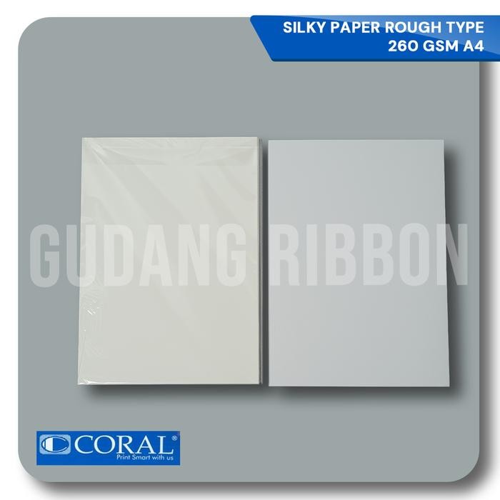 

CORAL GLOSSY SILKY (MICROPOROUS) 260 GSM A4