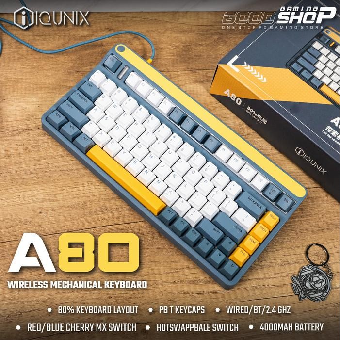 ORIGINAL IQUNIX A80 Explorer Wireless Mechanical Keyboard READY STOCK