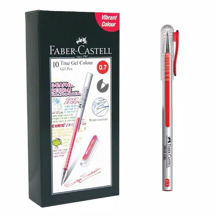 

New Pulpen True Gel 0,7mm Faber Castell / Pulpen Gambar 0,7mm / Pulpen Warna Serbaguna 0,7mm