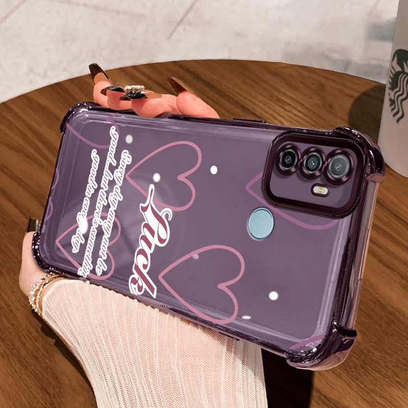 Casing Hp untuk OPPO A53 2020 A53s A32 A33 2020 Case Pasangan Hati Kasing super keren airbag Kesing 