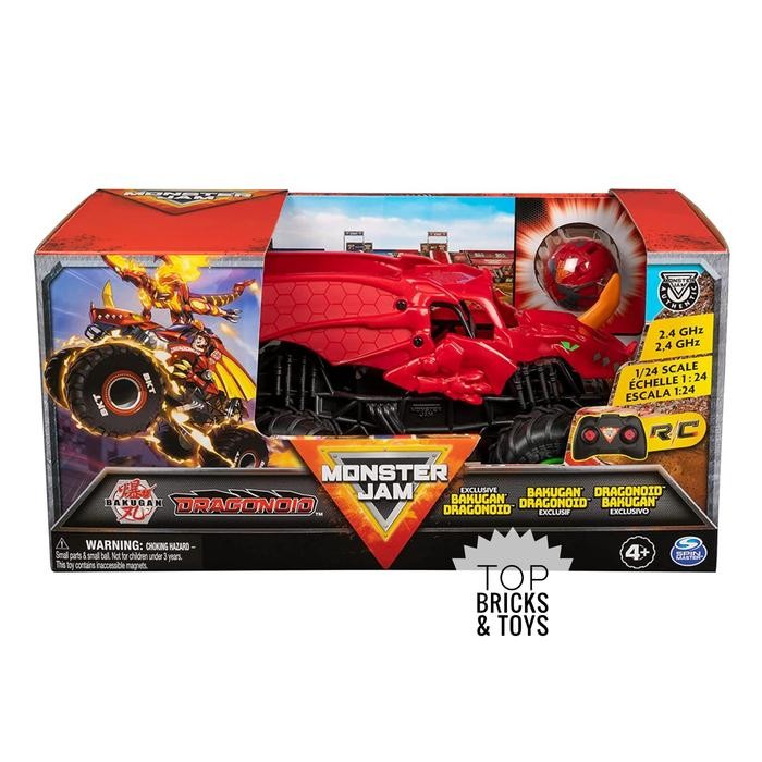 Terlaris SPIN MASTER, Monster Jam Bakugan Dragonoid RC 1:24 Scale SALE