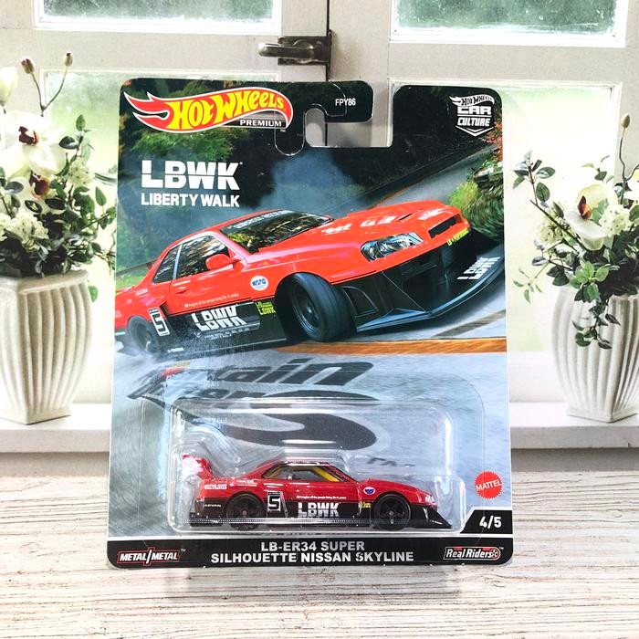 Pilihan- Hot Wheels R34 Er34 Silhouette Nissan Skyline Lbwk Liberty Walk Super