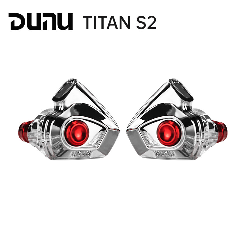 TERBARU DUNU Titan S2  Earphone Dual-Chamber Dual-Magnetic Circuit High-Performance Dynamic In-ear h