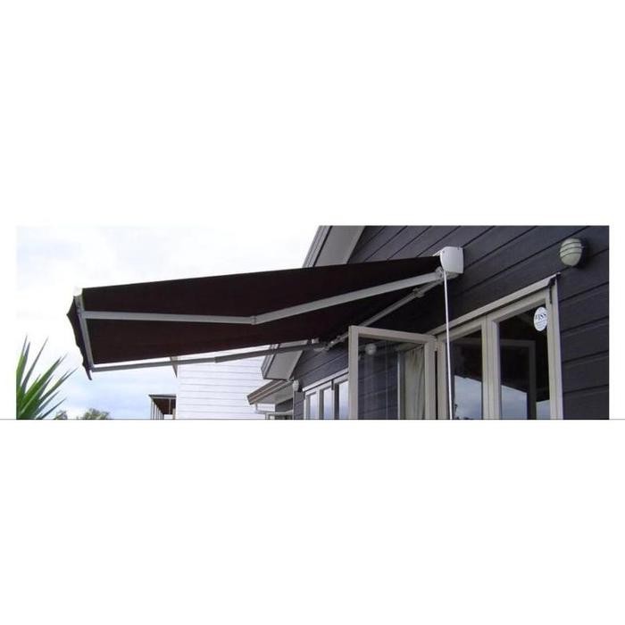 NEW NEW NEW KRISBOW Soleil Awning Gulung/Atap Kanopi Tarik/Kanopi Lipat CafeRumah 5Mx3M