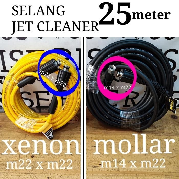 Ready selang jet cleaner high pressure washer hose 25m MOLLAR 25 meter
