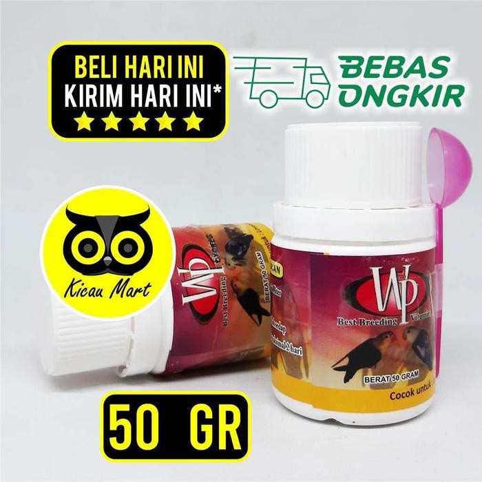 VITAMIN OBAT TERNAK BREEDING BURUNG LOVEBIRD KENARI MURAI KACER WP VIT