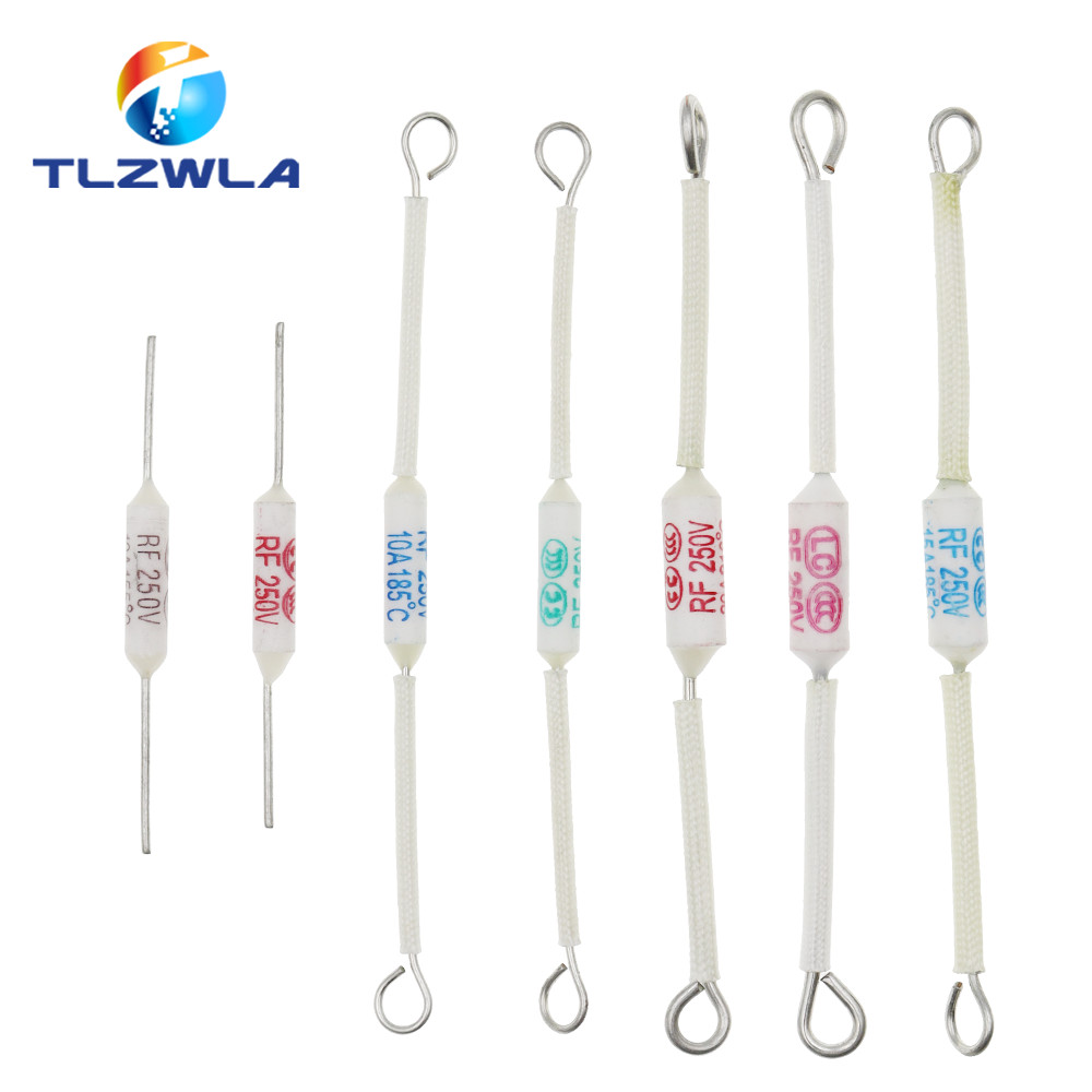 5PCS RF Temperature Switch 10A/130C/155C/165C/185C 15A/20A/185C 20A/216C/240C Rice Cooker Ceramic Th