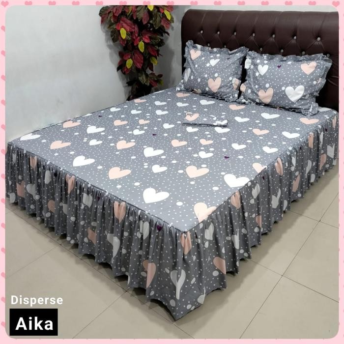 sprei homemade rumbai motif rainbow spring