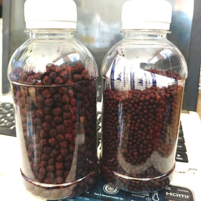 PELET JAHAT BLACK LEVEL 2 IKAN LOUHAN LOHAN UKURAN 100GR MERAH KONTES