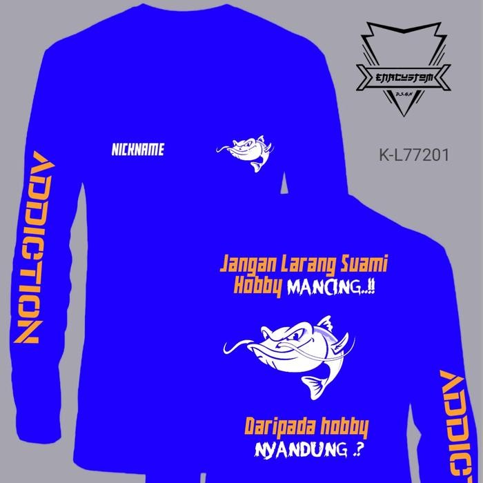 KAOS PEMANCING IKAN LELE