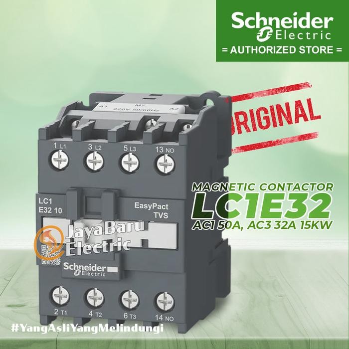 Paling Laris Schneider Kontaktor Contactor Lc1E32 Lc1E3201 Lc1E3210 Lc1E3210B7 Lc1E3210E7 Lc1E3210F7