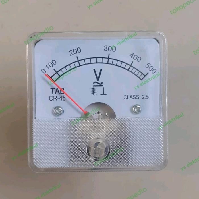 TAB Volt Meter Analog AC/DC CR-45 500 V