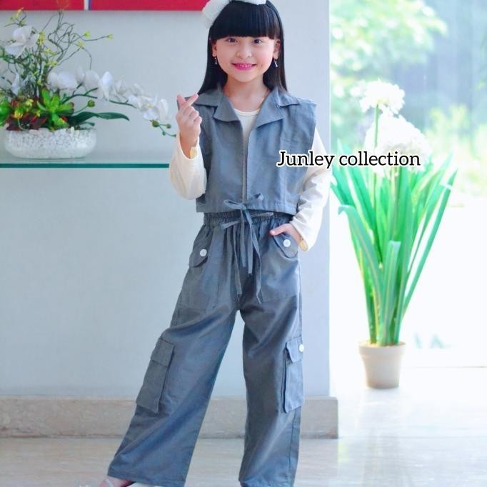 Kimmy Set Linen anak 2-12 tahun Perempuan