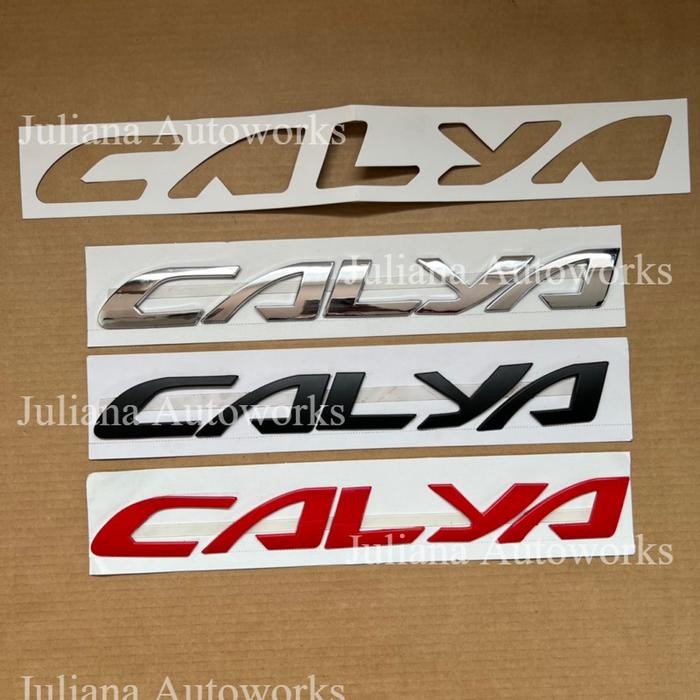 Ready Emblem Kap Mesin Mobil Innova Calya Sigra Rush Terios Veloz Almaz Ertiga Fortuner Pajero Sport
