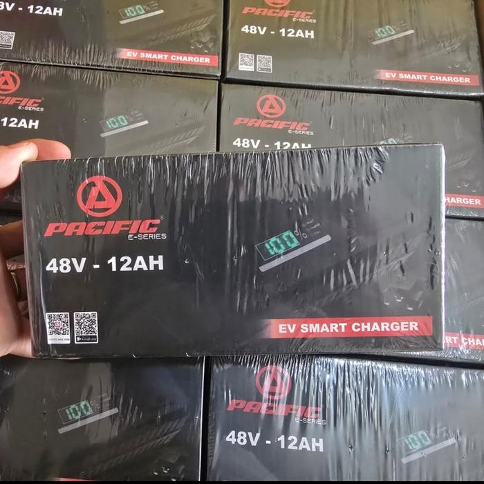 Charger Sepeda Listrik Pacific Sepeda Listrik Charger Pacific G305-ET- 48V-12 AH Universal