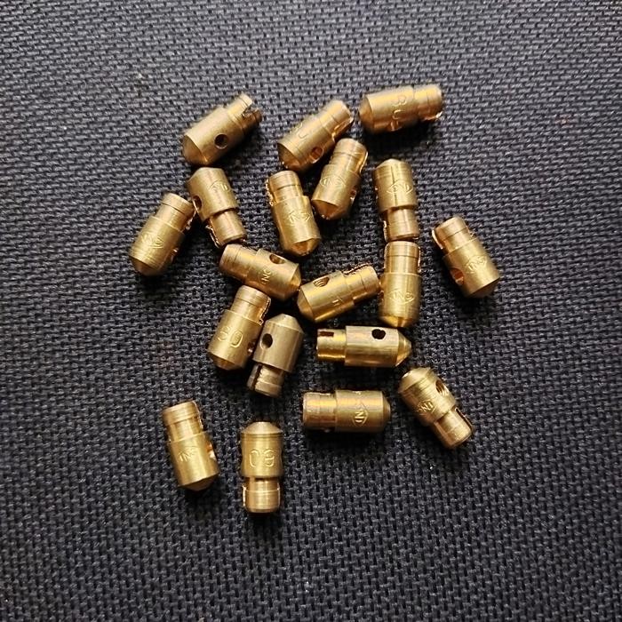 spuyer karbu vespa main jet bawah inc ori nos