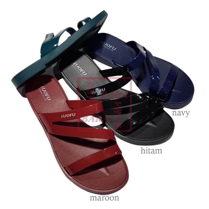 mitra Luofu Sandal Jelly Karet Kokop Luofu F2317-A01S (K7)
