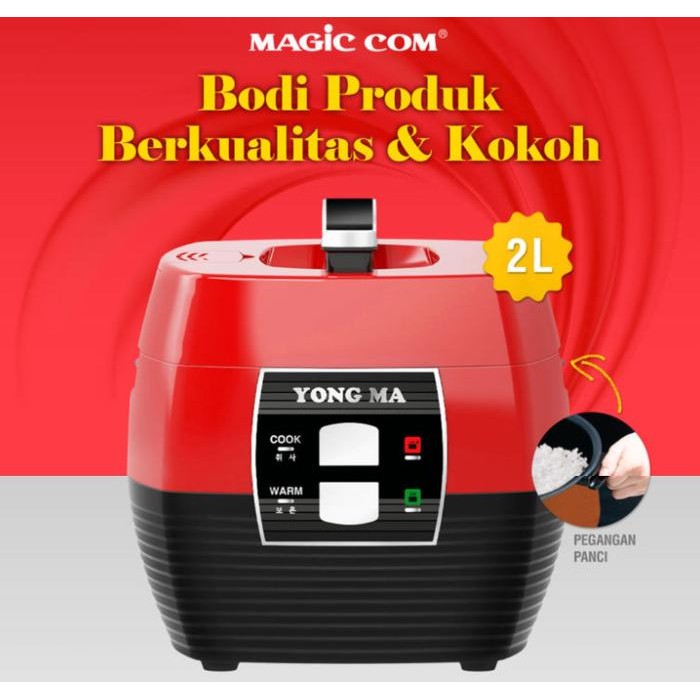 YONG MA Magic Com 2 Liter - SMC-7063