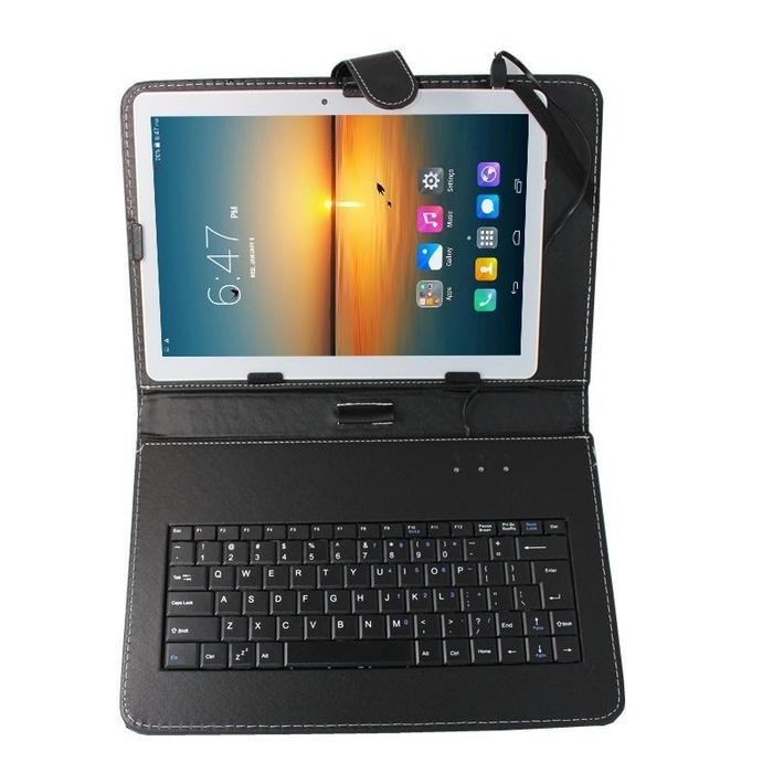 fozg-  Bisa CodS16-S11D-Pro11-S11 Tablet Casing Keyboard 8.0/10.1 Inch Flip Stand Pu Leather
