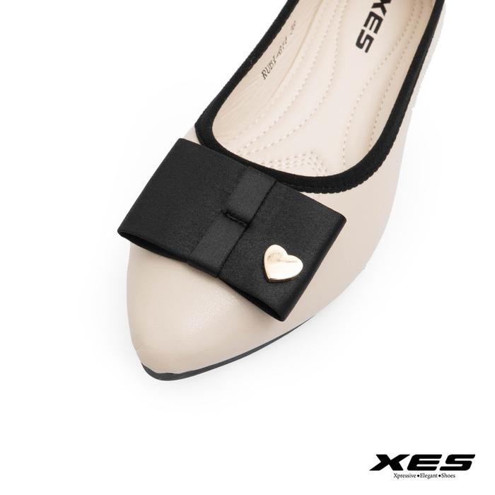 Adorable - Xes Rubi-614 Flatshoes Wanita Sepatu Flat Wanita Black Kerja