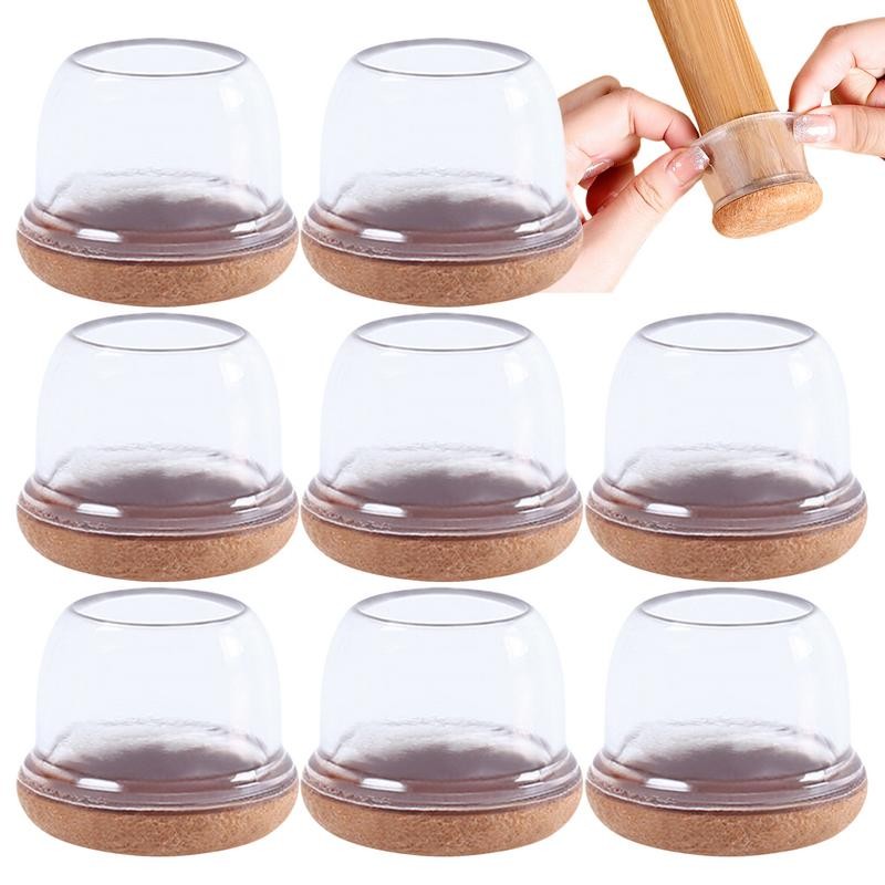 Chair Leg Floor Protectors Chair Leg Floor Protectors Rubber Chair Non-Slip Leg Cover Pad For Hardwo