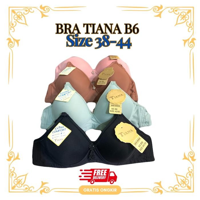 yrka- Bra Wanita Tiana Art B6 Cup Besar Kait 3 I Bh Tiana Cup Besar Kait 3 Art B6 Busa Tipis
