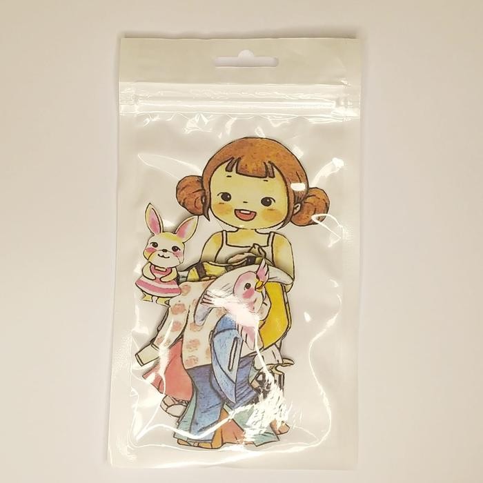 BONGKAR PASANG BAJU KERTAS MAGNET DRESS UP DOLL BUSY PAGE PICNIC GIRL KODE 1274