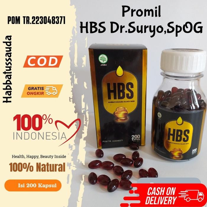 HBS BY DR.SURYO,SPOG ( HABBATUSSAUDA OIL MURNI )