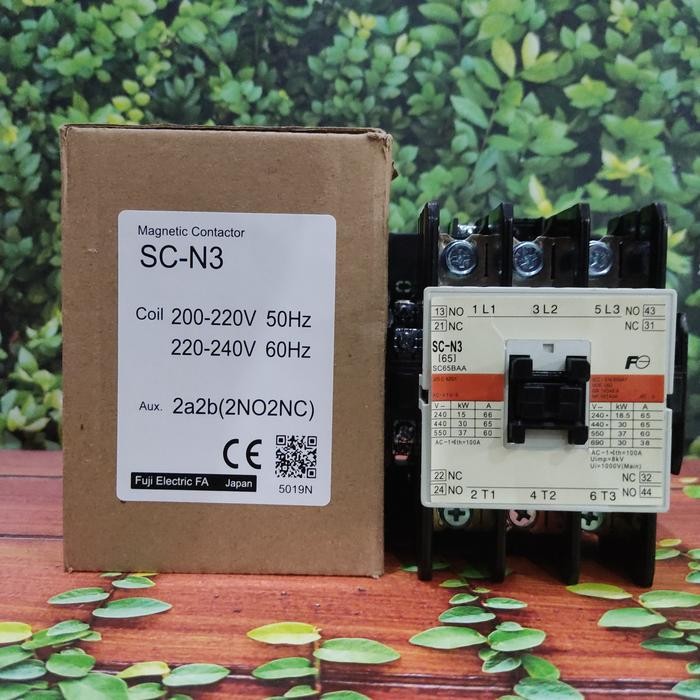 Magnetic Kontaktor Fuji Scn3 Sc-N3 Fuji Sc-N3 Scn3 380V