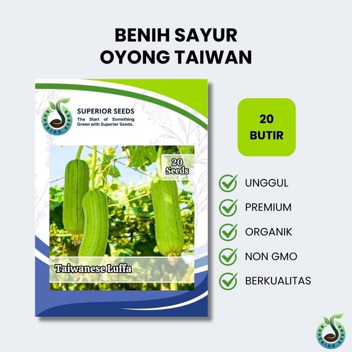 Biji Benih Sayuran Oyong Taiwan Blustru (Superior Seeds)
