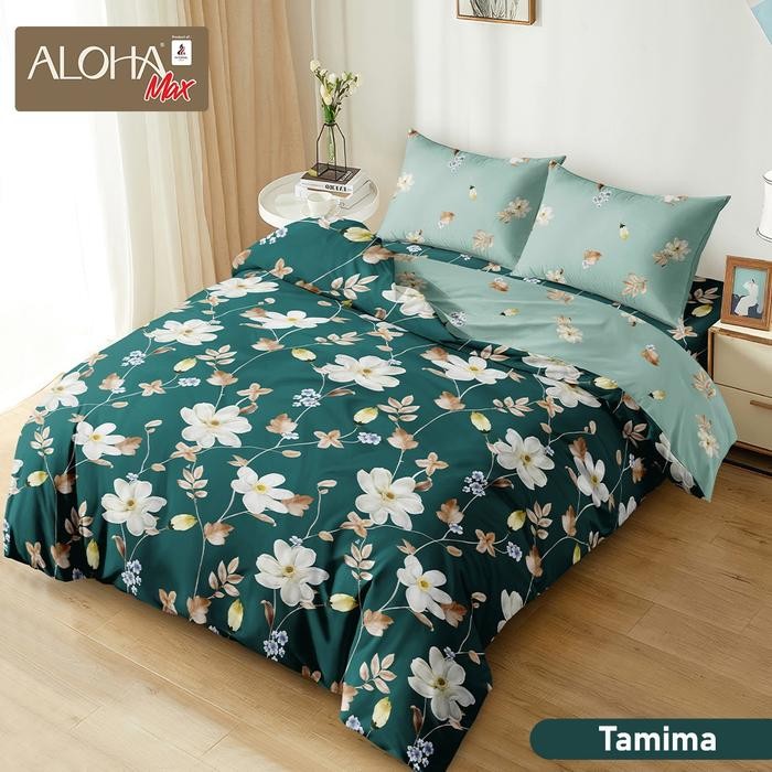 satu set bed cover 180x200 aloha / bed cover set aloha uk 180x200