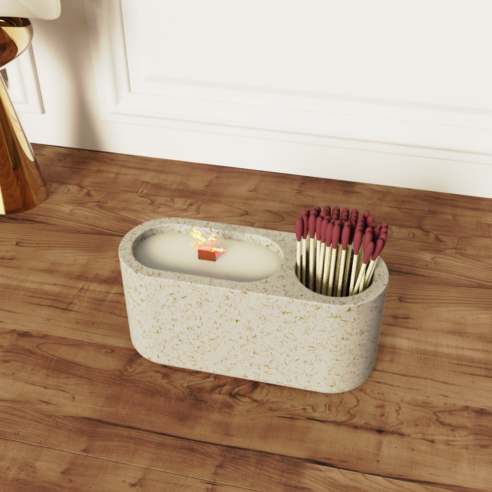 Concrete Candle Jar Candle Holder Silicone Mold Concrete candle box molds Matchbox tissue Storage Bo