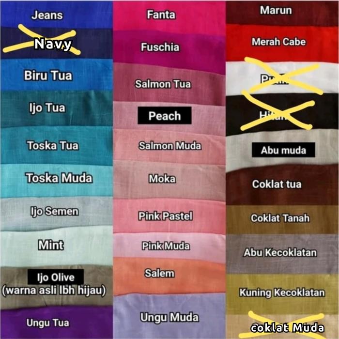 mcgz- Pasmina Mizara Soft Linen Pashmina Hijab Jilbab Halus Scarf Kerudung