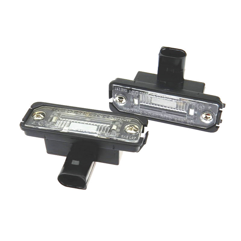 AZQFZ 2 Pcs Rear License Plate Light Lamp For VW Golf MK4 Lupo