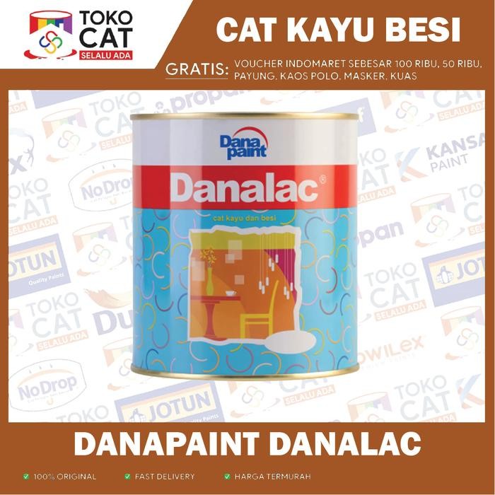 CAT MINYAK KAYU DAN BESI DANALAC 1 KG KEMASAN KALENG