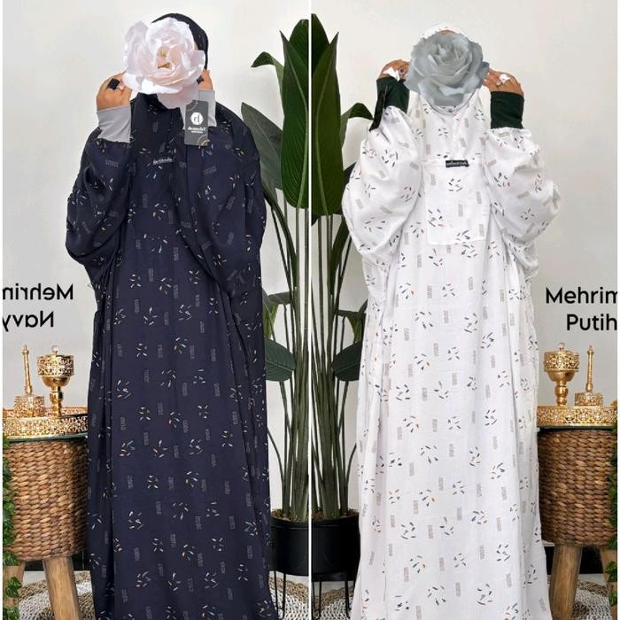 MURAH [READY] COD Mukena yabasmah motif terbaru Mukena Rayon Manset Mukena terusan dewasa yang ada