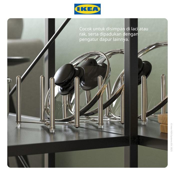 wdfq- Ikea Variera Pengatur Tutup Panci Bahan Stainless Serbaguna