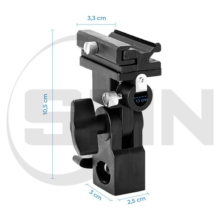 rurg- Flash Holder B Bracket Flash With Umbrella Mount Flash Shoe Hot Shoe