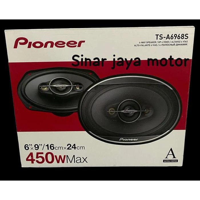 Speaker Mobil Pioneer 4 Way Oval TS-A6968S speaker 6x9 TSA6968Saud