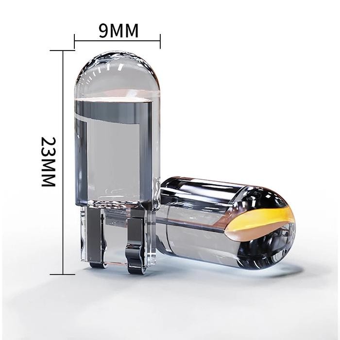 Arsy Led Lampu Senja Plat Sein Motor Mobil T10 Chip Transparan #Gratisongkir