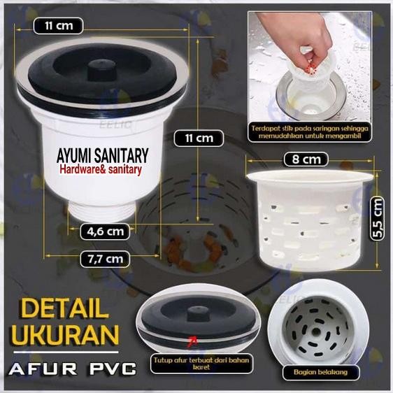 AFUR/AVUR PEMBUANGAN BAK CUCIAN PIRING/WASTAFEL CUCI PIRING