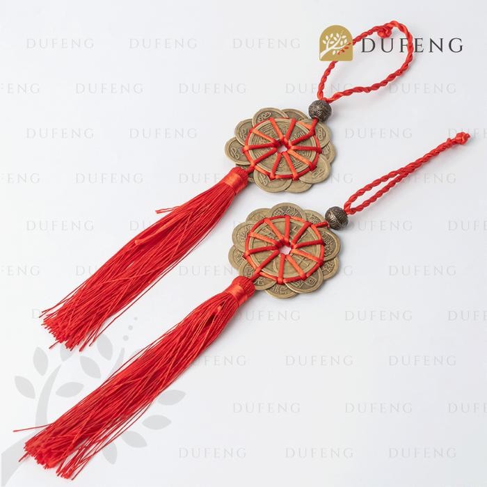 egk6- Dufeng - Koin China Simpul 10 Pembawa Rejeki Keberuntungan Fengshui